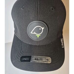 UNRL Golf Performance Mid-Pro Hat | Black with Birdies4brains Charity Golf MN